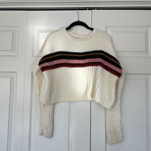 Striped pacsun oversized knit sweater
